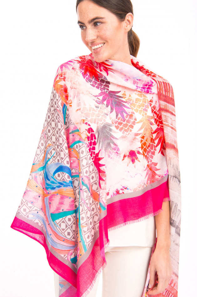 Yess Schal ISABAU in Fuchsia