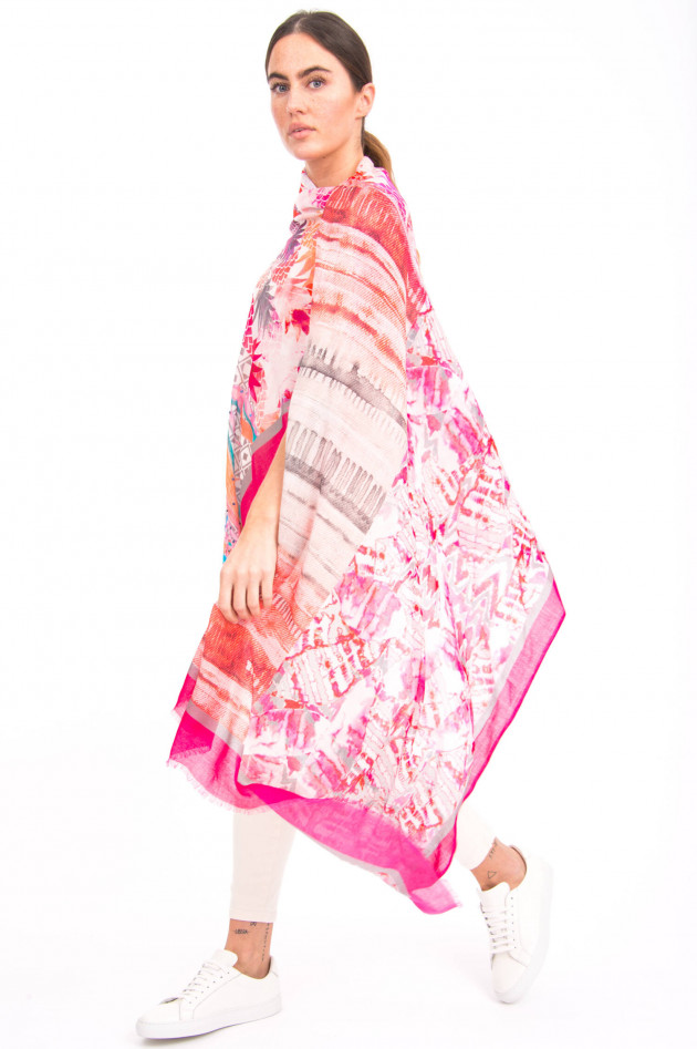 Yess Schal ISABAU in Fuchsia