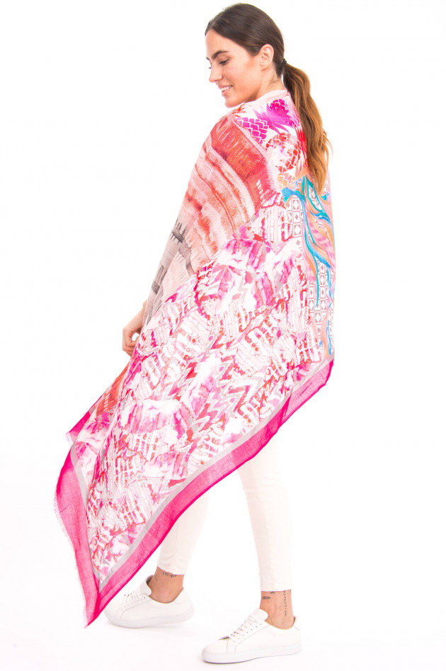 Yess Schal ISABAU in Fuchsia