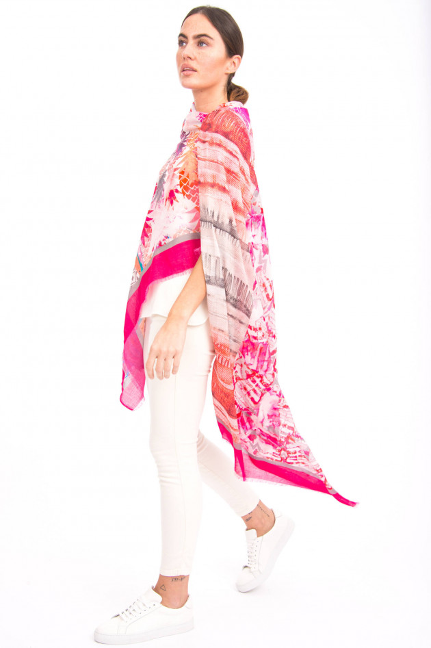 Yess Schal ISABAU in Fuchsia