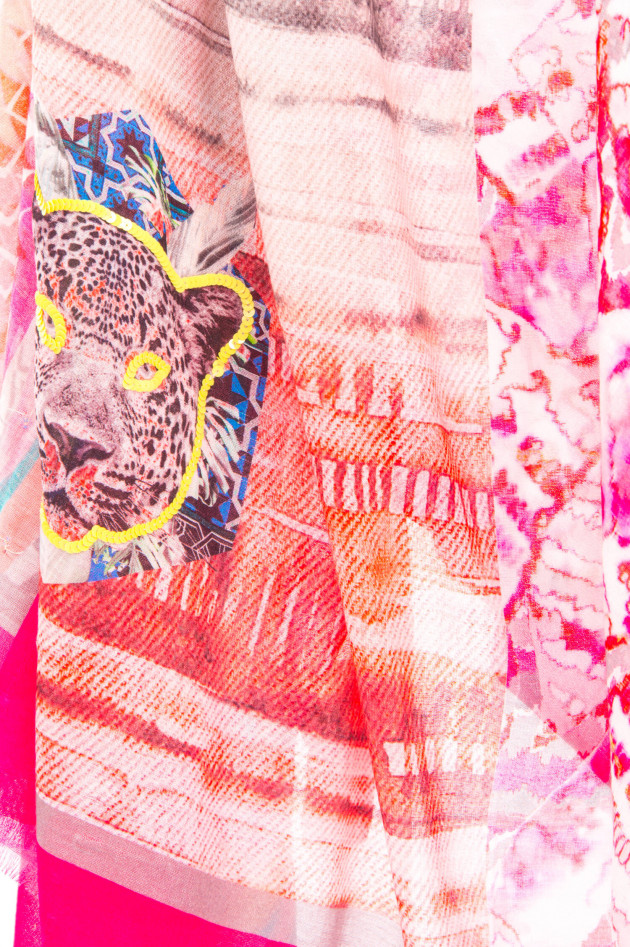 Yess Schal ISABAU in Fuchsia