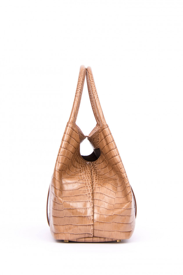 Zanellato Schultertasche ZOE MEDIUM in Beige