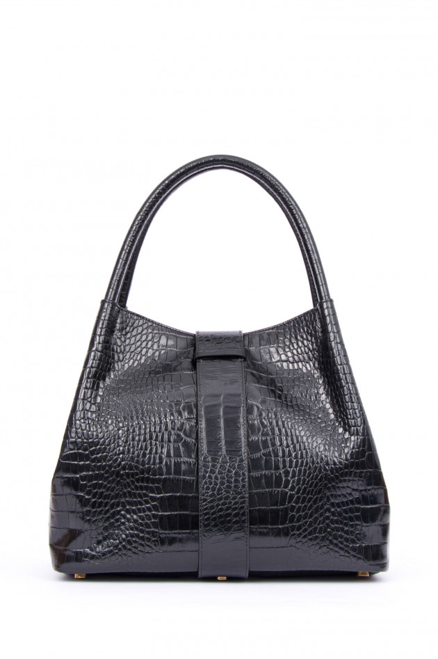 Zanellato Schultertasche ZOE MEDIUM in Schwarz