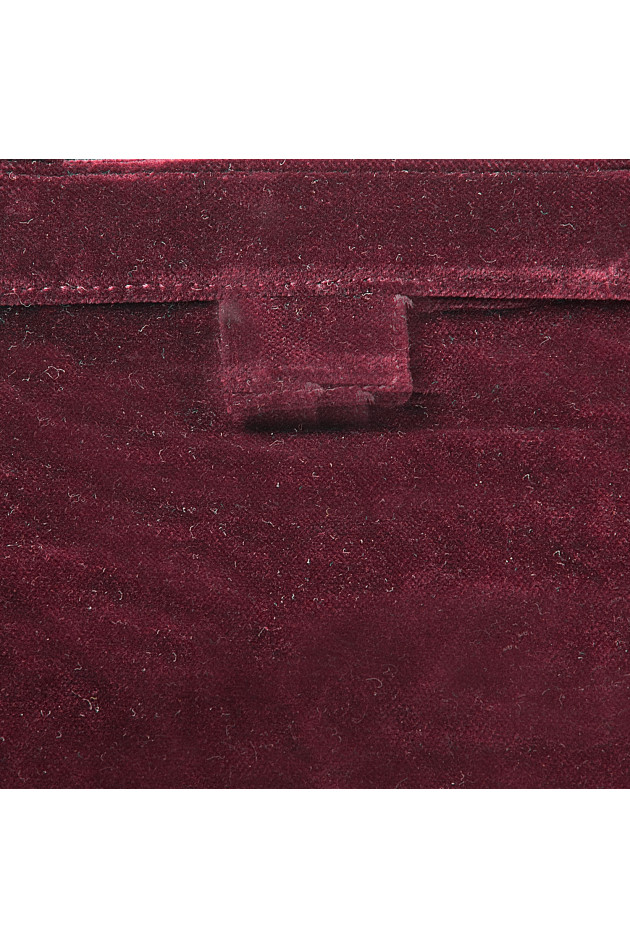 Zilla Tasche VELVET GRANNY BAG in Bordeaux