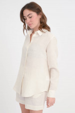 Leinenbluse MIRA in Natur