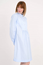 Kleid CAYA aus Baumwoll-Mix in Hellblau