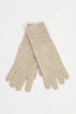 Cashmere Handschuhe in Hellbeige