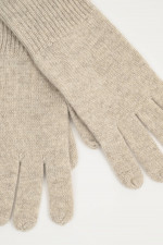 Cashmere Handschuhe in Hellbeige