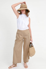 Wide-Leg-Hose SOPHIE in Light Camel