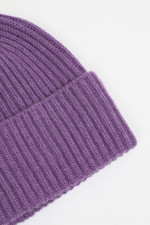 Midi-Mütze BARI aus Cashmere in Violett