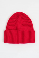 Midi-Mütze BARI aus Cashmere in Rot
