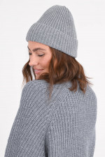 Midi-Mütze BARI aus Cashmere in Grau