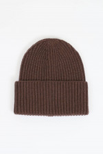 Mütze aus Cashmere in Braun