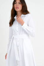Blusenkleid ADRIANA in Weiß
