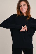 Pullover aus Wolle und Cashmere in Schwarz