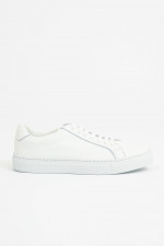 Leder-Sneaker in Weiß