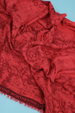 Cashmere Schal WÖRTHERSEE LOVE in Rot