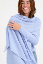 Cashmere-Tuch in Hellblau