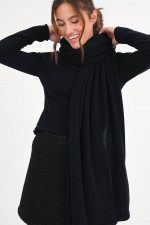 Cashmere Tuch in Schwarz