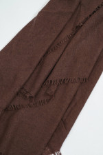 Schal aus reinem Cashmere in Chocolate