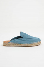 Mokassin Slipper SERRAJE in Hellblau