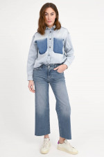 Relaxed Jeans SAIGE in Mittelblau