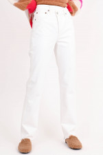Asymetrische Jeans CRISS CROSS in Weiß