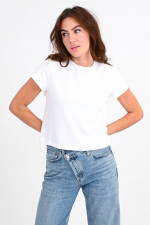 Basic T-Shirt ADINE in Weiß