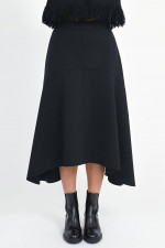 Neopren-Maxi-Rock in Black