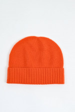 Cashmere-Mütze in Orange