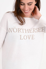 Cashmere Pullover WÖRTHERSEE LOVE in Natur/Beige