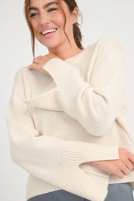 Pullover aus Cashmere in Ivory
