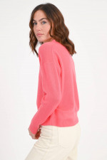 Cashmere-Pullover in Tangerine