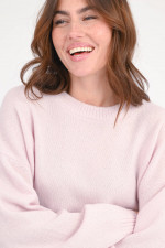 Pullover aus feinstem Cashmere-Seide in Rosa