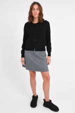 Strickweste aus Cashmere in Schwarz
