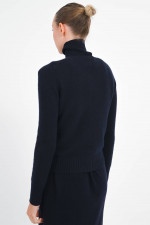 Strickweste aus Cashmere in Navy