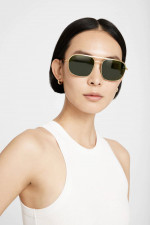 Sonnenbrille HIGHLAND in Gold/Grün