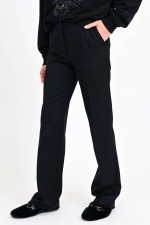 Classic Pant aus Wolle in Schwarz
