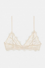 Bralette aus Spitze in Nude