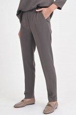 Hose SIDO mit schmal zulaufendem Bein in Khaki