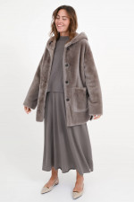  Wendemantel AMBRA in Taupe