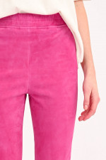 Velourslederhose PROVENCE STRETCH in Pink