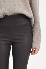 Lederhose BELLONA STRETCH in Dunkelbraun