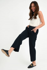 Verkürzte Hose CAMERON in Navy