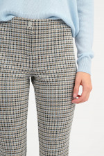 Karo-Hose ROS in Braun/Schwarz/Beige