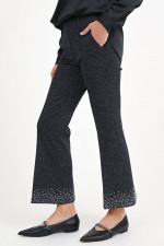 Hose FRANCOISE mit Diamond Glitter in Schwarz