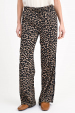 Leopardenhose in Braun/Schwarz 