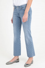 Dezent gemusterte Jeans PARIS EASY in Hellblau