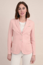 Taillierter Blazer mit Struktur in Rosa