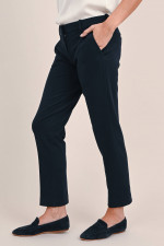 Jersey Chino Hose in Navy